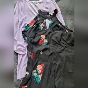 Dress BUNDLE - Black, Lavender, Black Floral Dresses